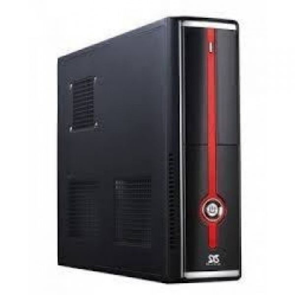 Gabinete Newdrive Slim Black/Red 200W 2*Sata PN # S101BR