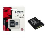 Cartão de Memória Micro SD Kingston 32GB + 1 Adpt. Class 4