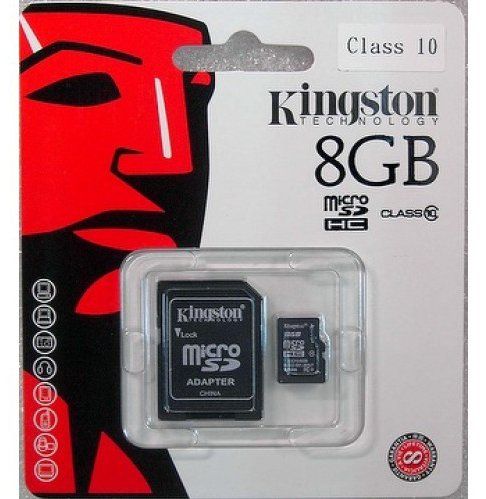 Cartão de Memória Micro SD Kingston 16GB + 1 Adpt. Class 10 G2